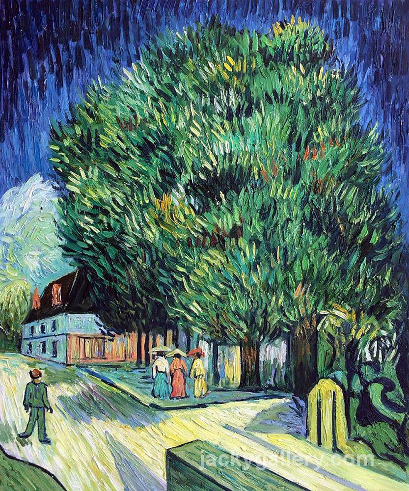Chestnut Trees in Blossom, Van Gogh painting